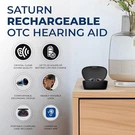 Linner Saturn Otc Hearing Aid Rechargeable Amplifier F703A - Black. Fixed Price $53.95.