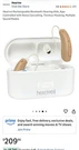 Hearivo Rechargeable Bluetooth Hearing Aids App Noise Cancelling $209. Fixed Price $88.99.