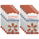Zenipower Size 312 1.45V Hearing Aid Batteries (60 Pack). Fixed Price $17.49.