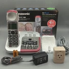 Panasonic KX-TGM450S Amplified Cordless Phone And Answering Machine Excellent. Fixed Price $39.99.