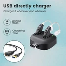 Jinghao Digital Hearing Aid 18H Battery, Noise Reduction, Usb Rechargeable. Fixed Price $24.29.