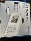 Lifetone Bedside Fire Alarm And Clock Shaker Attachment Model HLAC100. Fixed Price $34.99.