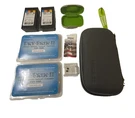Phonak Hearing Aid Gray Travel Clamshell Case With Batteries Manual Dome Brik. Fixed Price $128.99.