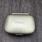 Phonak Hearing Aid Case Only Gold Venture Style Cleaner Brush Battery Storage. Fixed Price $8.95.