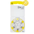 Rayovac Xcell Size 10 1.45V Zinc Air Hearing Aid Batteries (30 Pack). Fixed Price $14.24.