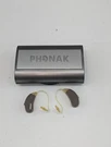 Phonak Versata Micro Hearing Aids Left Right Pair W/ Case Tubes. Fixed Price $272.69.