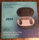 Ihear Axis Advanced Otc Hearing Aid Rechargeable App Control - New Box. Fixed Price $141.07.
