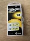 Duracell Hearing Aid Batteries Size 10 - 6 Pack Not Childproof Expire 07/28. Fixed Price $7.95.