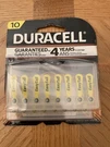 Duracell Easytab Hearing Aid Battery Size Batteries DA10B16ZM H8. Fixed Price $9.00.