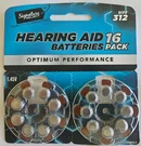 Signature Select Hearing Aid Batteries Size 312 16 Pack 1.45V Zinc Air New. Fixed Price $15.00.