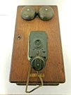Vintage Western Electric Telephone Wood Ringer Crank Box Dovetail Corners. Fixed Price $200.00.
