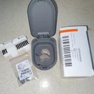 Resound Beige Bte Hearing Aid Both Ears W/ Case, Batteries, Domes, Mic Tips.. Fixed Price $275.00.