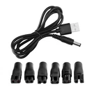 7 Pcs Power Cord 5V Charger Usb Adapter For Shavers, Beauty Instruments. Fixed Price $5.99.