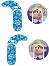 Med El Sonnet 2 Cochlear Decal Graphic Rudolph 3 Red Nose Design Coil Battery. Fixed Price $20.99.