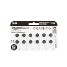 Amazon Basics 12-PACK LR44 Alkaline Button Cell Batteries, 1.5 Volt, Count. Fixed Price $11.94.