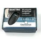Clearsounds Quattro Black Bluetooth Amplified Loopset. Fixed Price $13.95.