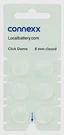 Siemens Connexx Click 8 Mm Closed For Ric Hearing Aids - 6 Domes Each. Fixed Price $9.99.