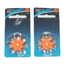 Premium Size 13 Batteries 1.45V 2 Packs Of 8 New Mercury Free. Fixed Price $5.49.