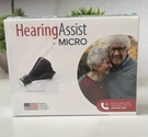 Hearingassist Ha-microblk Cic Nearly Invisible Single Piece Aid. Fixed Price $180.00.