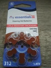 Packs Of My Essentials Hearing Aid Batteries 312 1.45V. Fixed Price $6.00.
