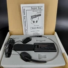 Super Ear Electronic Sound Amplifier Personal Listener Headphones Black Works. Fixed Price $49.99.