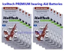 Icelltech Size 312 Hearing Aid Batteries - 120 Count. Fixed Price $39.99.
