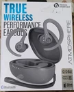 Lifestyle Advanced Atmosphere True Wireless Bluetooth Ear-hook Earbuds Gray. Fixed Price $40.00.