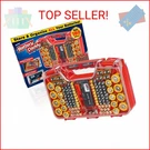 Ontel Battery Daddy Storage & Organizer Case W/tester, Stores Protects Up 1. Fixed Price $27.78.