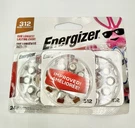 Energizer, AZ312DP24, 312, 1.45V, Zinc Air Hearing Aid Batteries Ct Exp 8/26. Fixed Price $8.00.