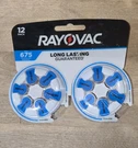 Rayovac Size 675 Hearing Aid Batteries 12 Pack. Fixed Price $11.99.