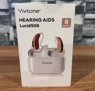 Vivtone LUCID508 Rechargeable Hearing Aids 8-CHANNEL Bte Digital Pair. Fixed Price $199.99.