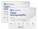 Britzgo BHA-1204S Digital Hearing Amplifier Pack Sound Enhancer. Fixed Price $59.99.