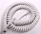 2-PACK Handset Cord Clarity Amplified Phone CL200 Curly Coil Bright White 12FT. Fixed Price $9.99.