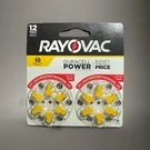 Rayovac Zinc Air Hearing Aid Batteries Pack Size 10 Exp. 12/2028. Fixed Price $11.99.
