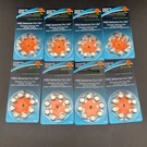 Premium Size 13 Batteries 1.45V 8 Packs Of New Mercury Free! Hearing Aids. Exp. Fixed Price $16.39.