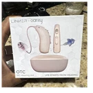 Linner X Clarity Otc Ric Rechargeable Hearing Aids W/ Charging Case Beige FHE512. Fixed Price $150.00.