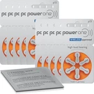 60 X Varta Powerone Hearing Aid Batteries P13 Orange (10 Bl.) +cleaning Cloth. Fixed Price $19.79.