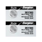 Energizer 357/303 (SR44W, SR44SW, EPX76) Silver Oxide Watch Battery (2 Pack). Fixed Price $6.64.