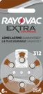 240 Size 312 Rayovac Extra Advanced Hearing Aid Batteries. Fixed Price $67.90.