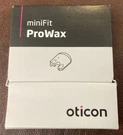 Oticon Minifit Prowax Guards Filters, Easy Use, Mpn 128057. Fixed Price $32.00.