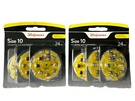 Packs Of 24 Hearing Aid Size 10 Batteries Walgreens 1.45 V Brand New. Fixed Price $12.99.