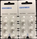2 Packs Siemens Signia Rexton Miracle Ear 6MM Closed Click Domes. Domes/pack. Fixed Price $17.99.