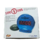 Sonic Bomb Extra Loud Vibrating Alarm Clock With Bed Shaker Nib SBB500SSBLK. Fixed Price $35.00.