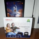Simolio Wireless Tv Headphones SM-829D2 Black Voice Clarity Tone Balance Control. Fixed Price $100.00.