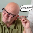 The Selective Listener Ear Trumpet Gag Gift Say What??? Hahaha. Fixed Price $17.79.