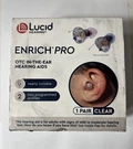 Lucid Hearing Enrich Pro Bte Behind-the-ear Otc Aids (pair) New !!!!!!. Fixed Price $212.49.