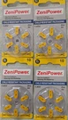 Zeni-power Hearing Aid Batteries Lot Of New Packs Six (24). Fixed Price $13.00.