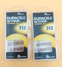 Duracell Activair Hearing Aid Batteries Model 312 2-PACKS Of 8 Easy Tab EXP09/27. Fixed Price $19.49.