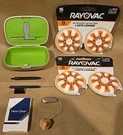 One Side (right) Phonak Audeo B70 Direct 13 Hearing Aid, Case, Batteries Brushes. Fixed Price $99.95.