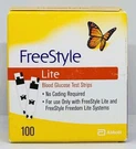 Abbott Freestyle Lite Diabetic Blood Glucose Test Strips 100 Count New 4/30/2026. Fixed Price $34.99.